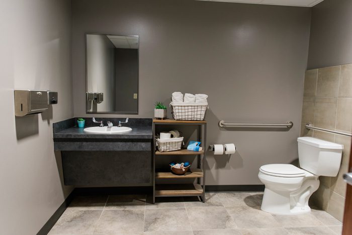 stylish private bathroom - Victory Addiction Recovery Center - Lafayette addiction treatment center