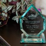 Summit BHC glass award trophy - Victory Addiction Recovery Center - substance abuse and mental health treatment in Lafayette, LA