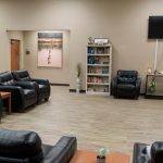 day room in treatment facility with chairs and recliners - Victory Addiction Recovery Center - inpatient addiction treatment near Lafayette