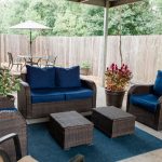 lovely courtyard with outdoor furniture - Victory Addiction Recovery Center - Louisiana addiction help