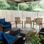 lovely courtyard with outdoor furniture - Victory Addiction Recovery Center - Louisiana addiction programs