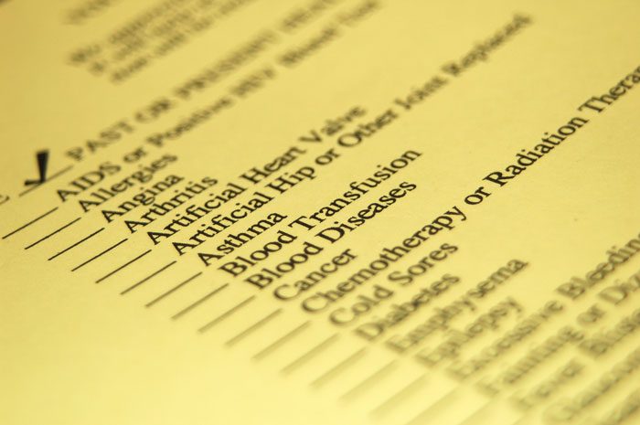 drug addiction consequences - medical questionaire - victory addiction recovery center