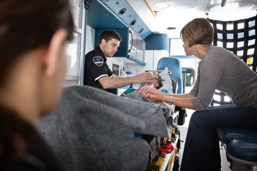 heroin overdose effects on family - patient in ambulance - victory addiction recovery center